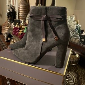 Ted Baker grey suede boots